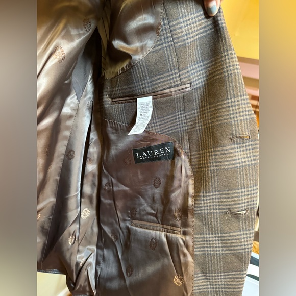 NWT Men’s Lauren Ralph Lauren Classic-Fit Ultraflex Stretch Patterned Blazer 44S - Picture 6 of 16